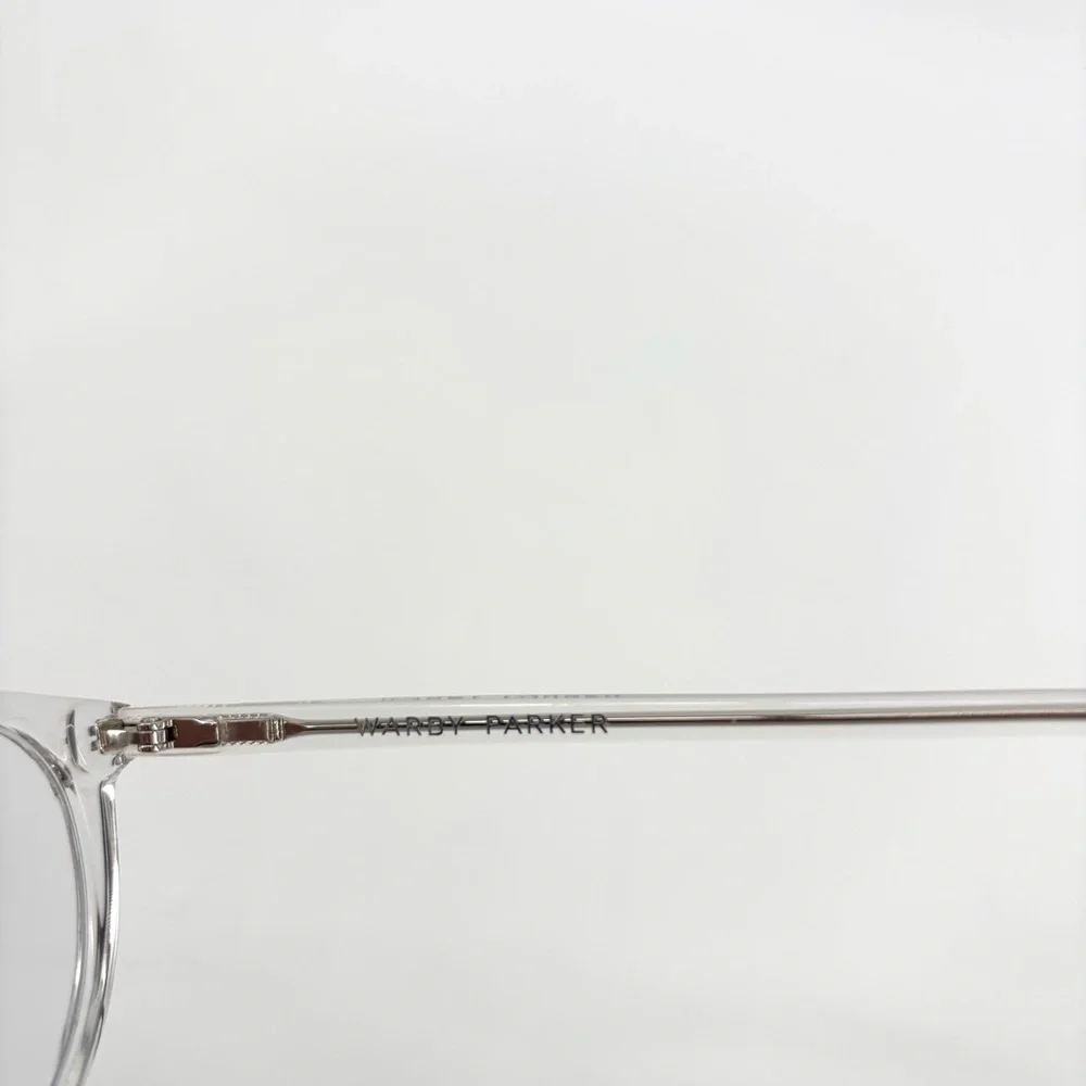 Warby Parker Haskell 500 M 49-22-145 Crystal Clear Frames Glasses‎